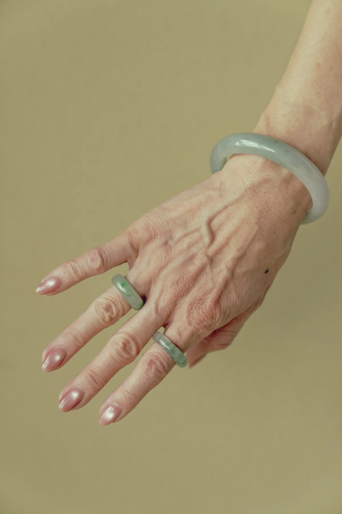 Carved ring — worn